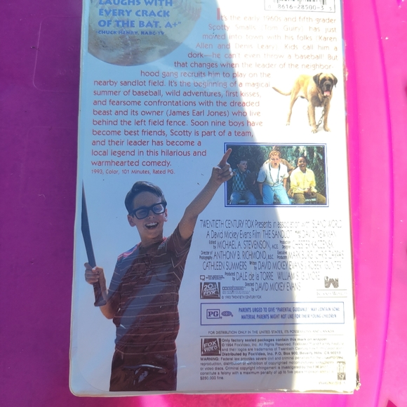 "The Sandlot" VHS Tape - Picture 3 of 3